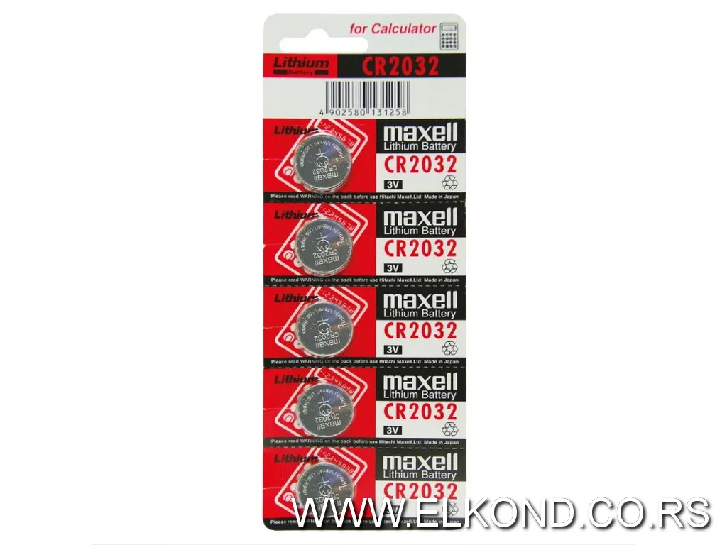 BATERIJA DUGMASTI CR2032 3V LITHIUM U BLISTERU